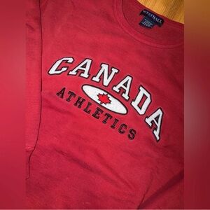 Vintage Westhall Red "Canada Athletics" Crewneck Sweatshirt